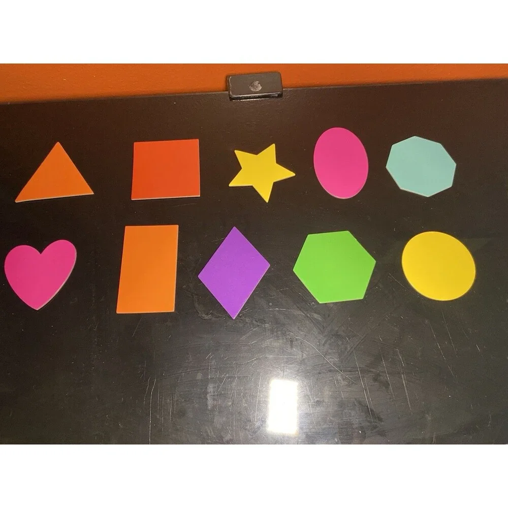 10pc Magnetic Mirror Shapes Set Geometric STEM Sensory Math Manipulatives 3